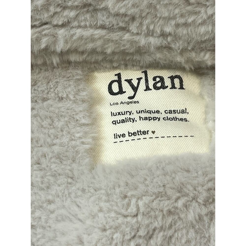The Dylan Faux Fur Suede Jacket Grey Womans Size S Luxury Unique Casual Quality‎ - Picture 3 of 6